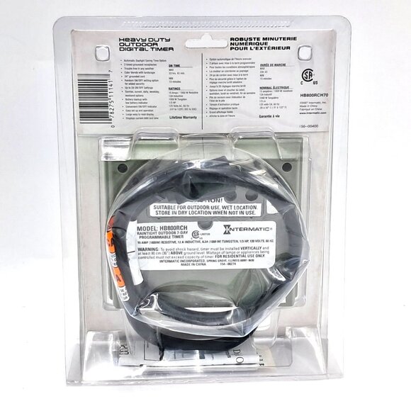 Intermatic HB800RCH Heavy Duty Outdoor Digital Timer BRAND NEW Discontinued HTF - Picture 2 of 6